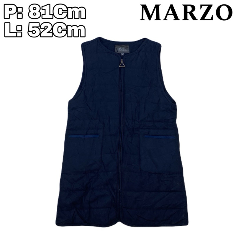 V17 Rompi Puffer Casual Winter MARZO Navy Polar  Vest Tebal Musim Dingin Hiking Pendaki Gunung