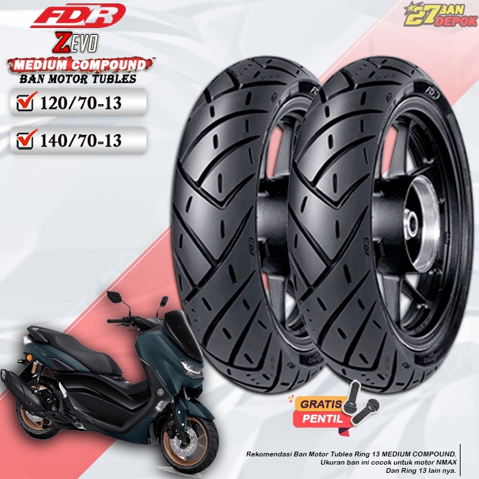 Ban Motor FDR Zevo Ring 13 Tubles Ban Motor Tubeless NMAX Ring 13 Tubles