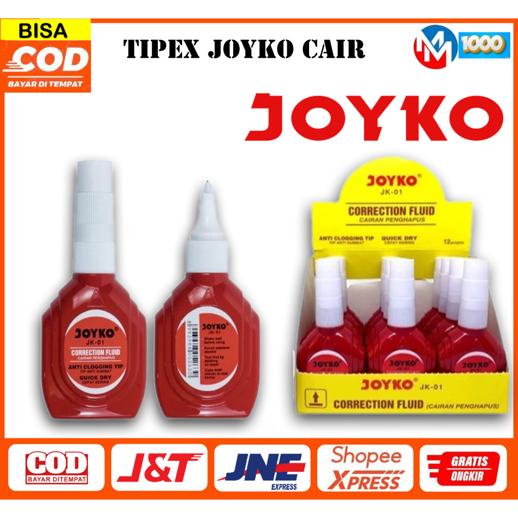 

TipeX Tipe-EX Joyko - Merah