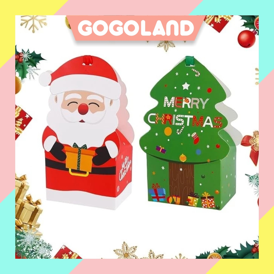

⭐Gogoland⭐Paper Bag Natal Goodie Bag Natal Kotak Kado Natal Kotak Souvenir Natal Merry Christmas R1147