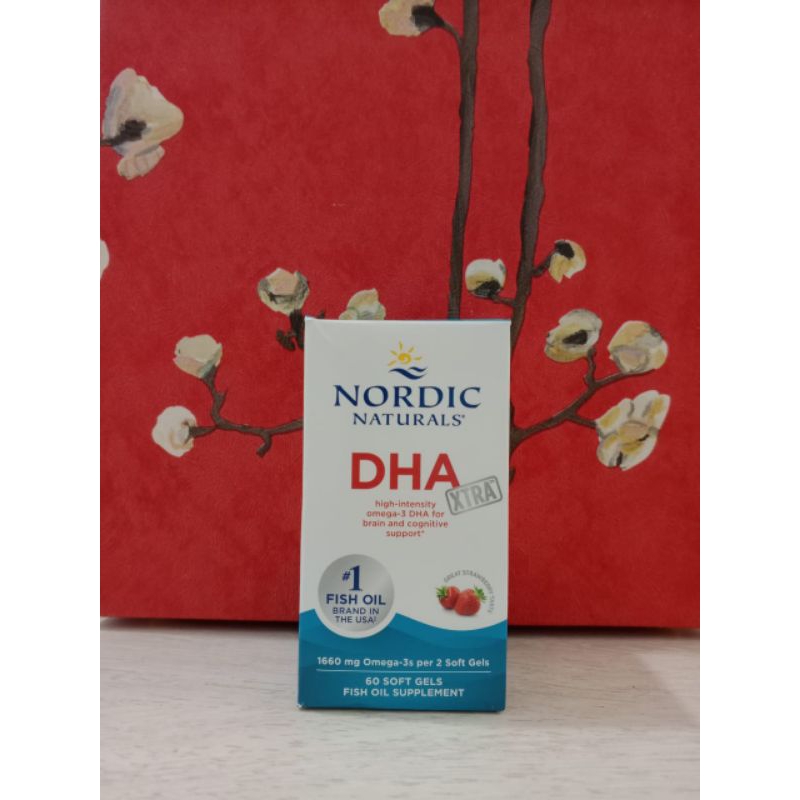 Nordic Naturals DHA Xtra extra Strawberry 60 softgel