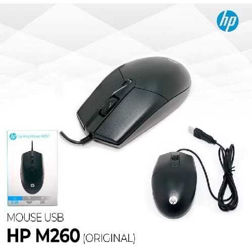 MOUSE USB HP M260 M 260 ORIGINAL / USB MOUSE / HP GAMING MOUSE M 260