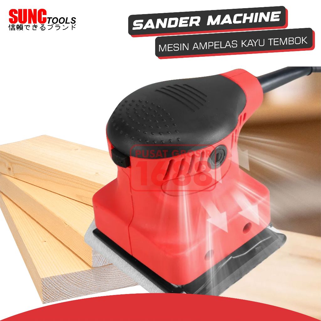 Mesin Amplas Kayu Elektrik Sander Amplas Tembok Electric Sander