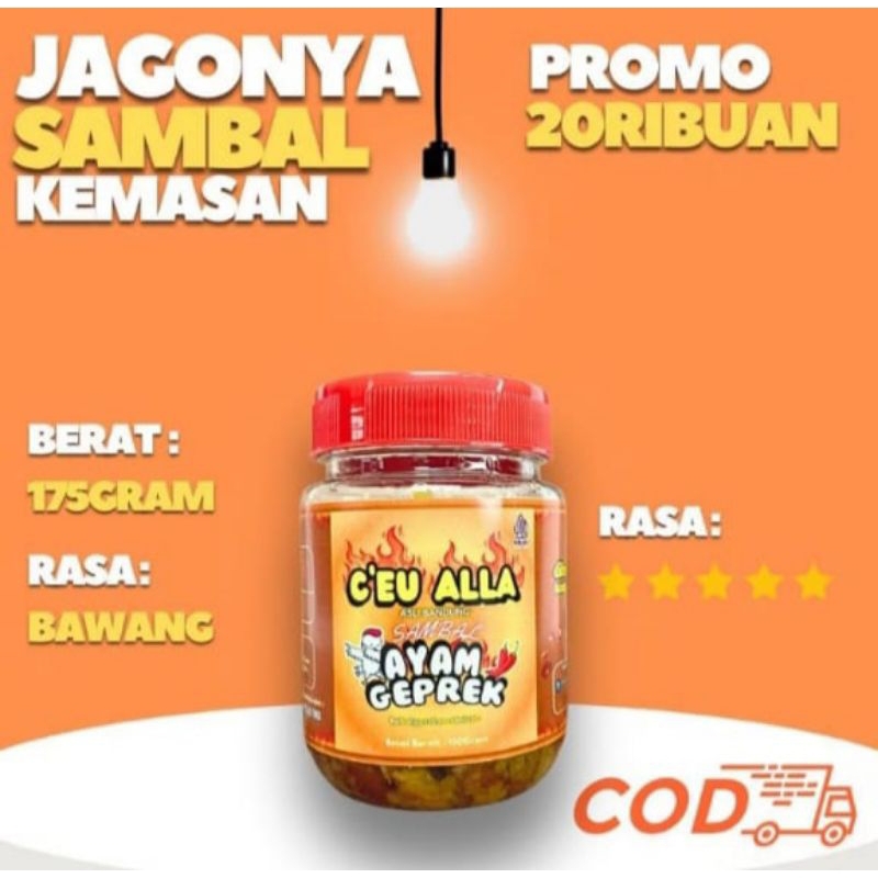 

!LAGI VIRAL COD ! SAMBAL TONGKOL CEU ALLA 130GRAM SIAP SAJI