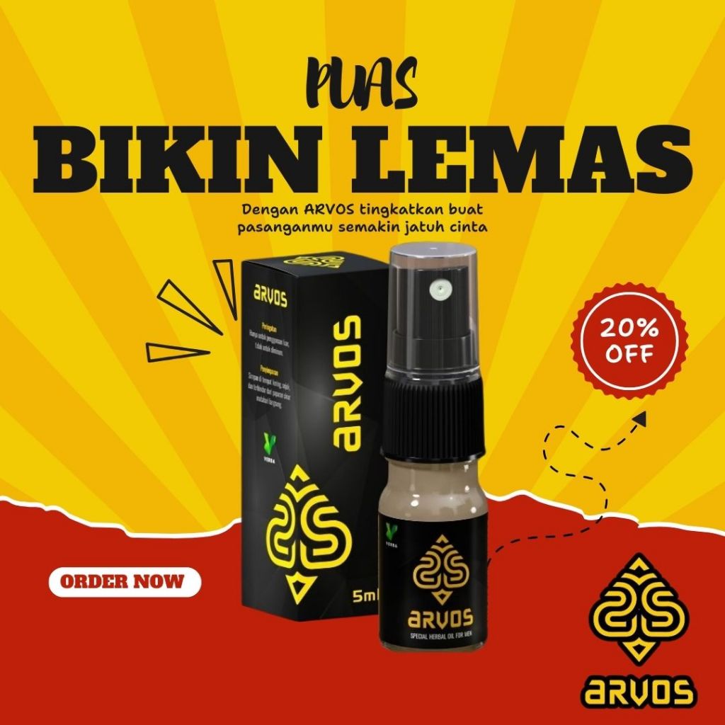 ARVOS Obat spray Kuat Perkasa Tahan Lama Oles minyak Tanpa kebas Ezjakulasi Berhubungan Pria 100% or