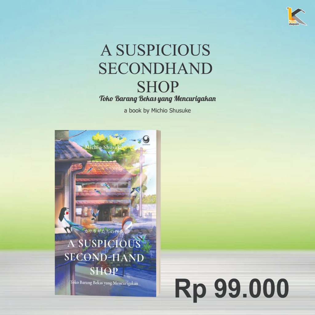 Buku "A Suspicious Secondhand Shop: Toko Barang Bekas yang Mencurigakan"