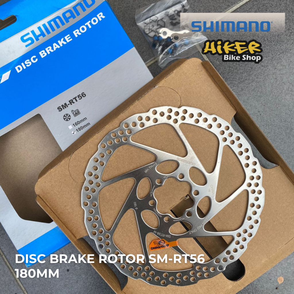DISC BRAKE ROTOR SHIMANO SM-RT56 180MM PIRINGAN REM SEPEDA 6 BOLT SHIMANO ORI