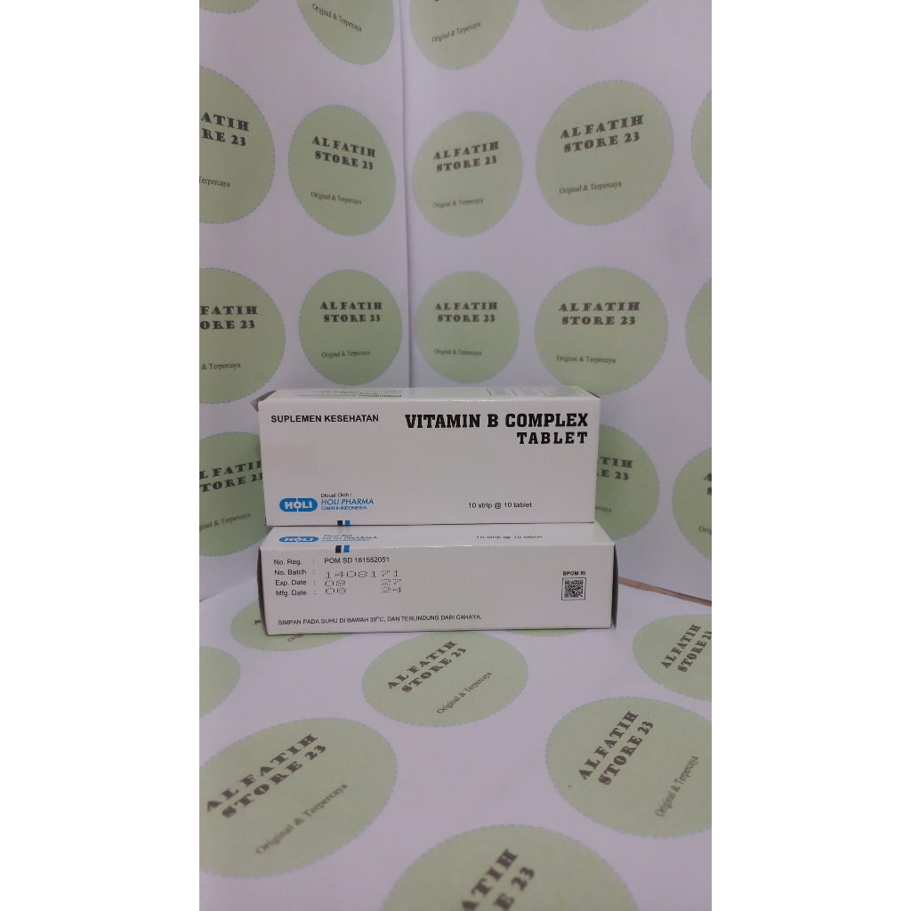 Vitamin B Complex 10 Tablet - Suplemen Vitamin B Complex
