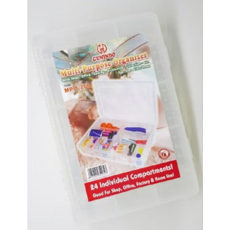 

TEMPAT PERNAK PERNIK/MULTIBOX/MULTI-PURPOSE ORGANIZER GUNINDO MPO-200