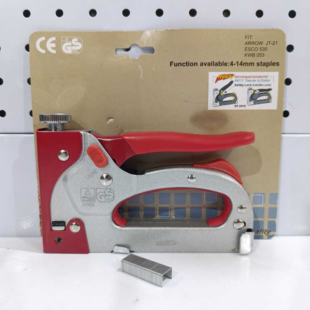

Yukido Steples Tembak 3 in1 Stapler Gun Tacker 4 - 14 mm Stapler Hekter Heavy Duty Alat Perkakas