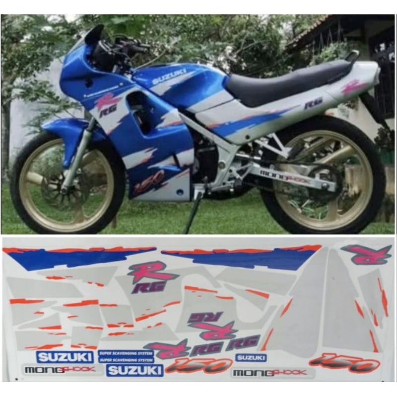 Striping Suzuki RGR Jumbo Biru
