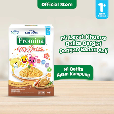 

Promina Mi Batita Ayam Kampung Mie Untuk Bayi 1+Tahun Keatas