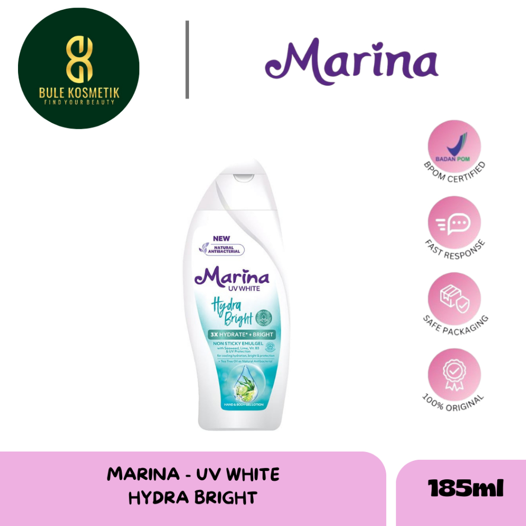 BULE KOSMETIK - Marina UV White Hydra Bright Hand & Body Gel Lotion