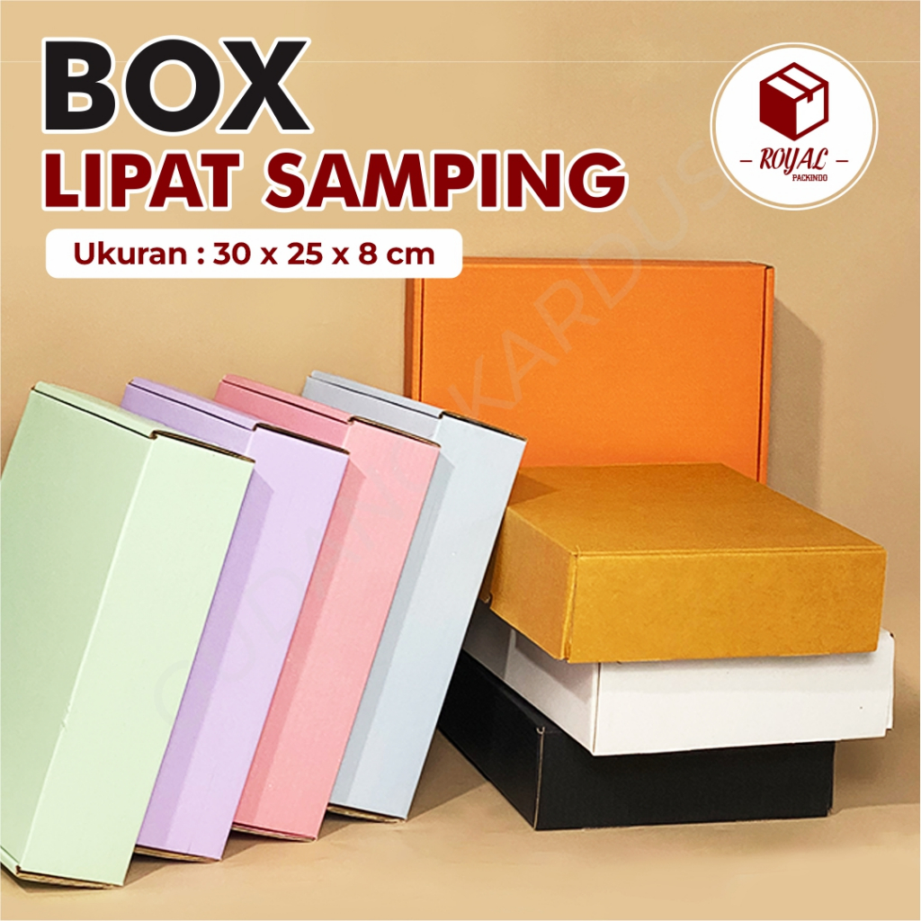 

KARDUS BOX DC LS size 30 x 25 x 8 cm Kardus/Packingbaju/Karton/Kado/Hampers/GIFTBOX/PACKAGING