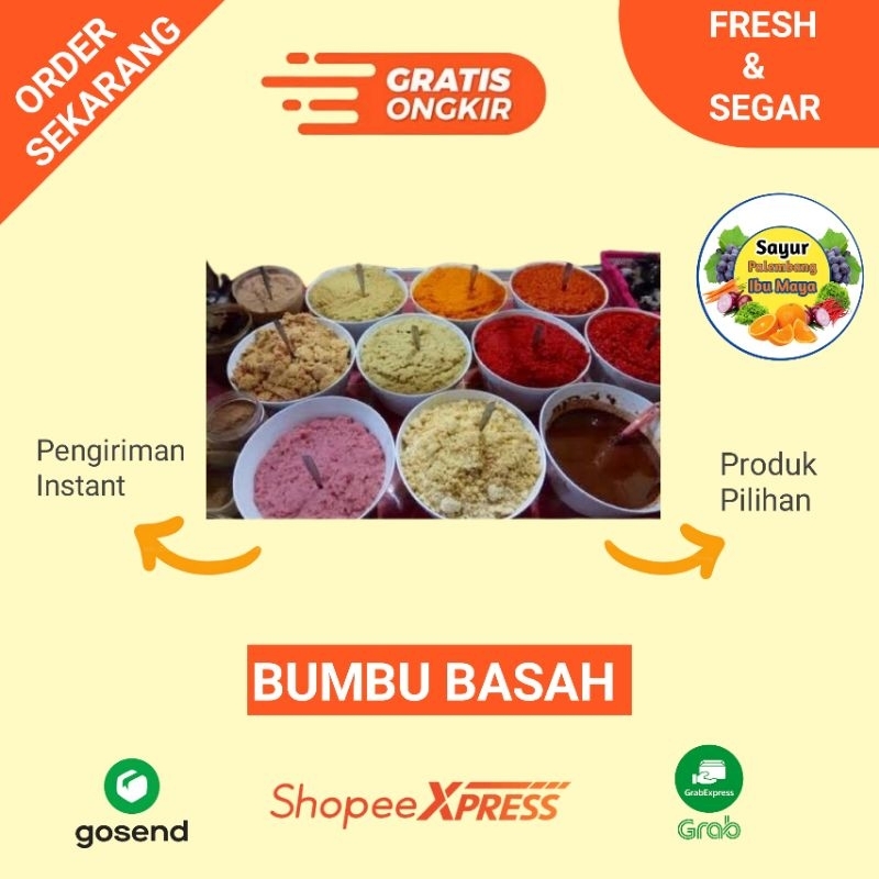 

Bumbu Basah Perbungkus - Sayur ibu maya Palembang