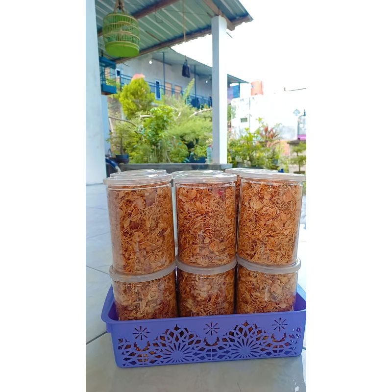 

brambang goreng murni kemasan toples