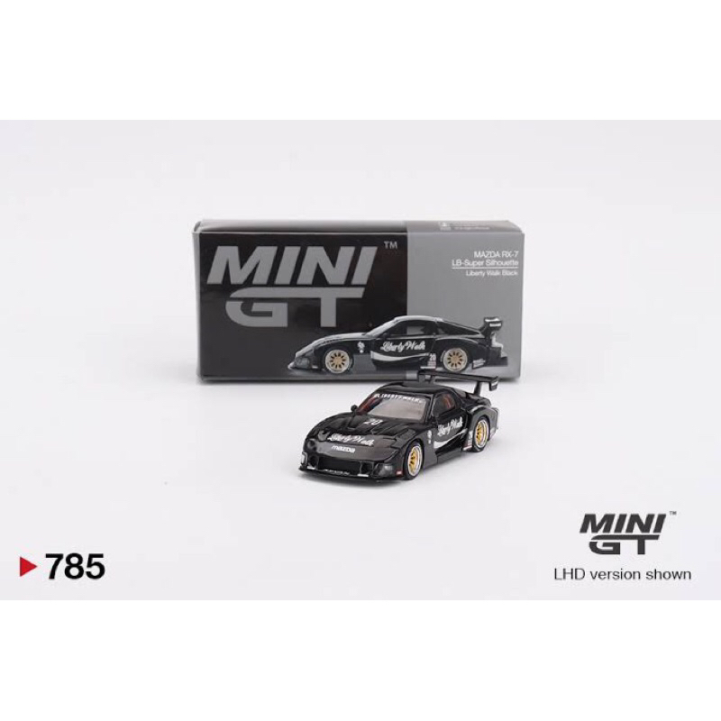 Mini GT Mazda RX-7 LBWK Black