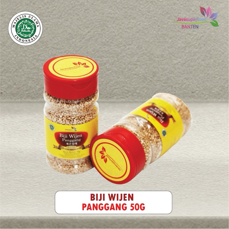 

JAVA SUPERFOOD Roasted White Sesame Seed (Wijen Putih Panggang) 50 Gram