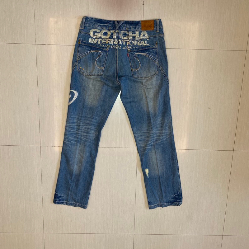 celana jean gotcha surfbrand vans denim