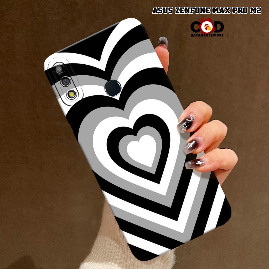 New Love Case - Softcase Asus Zenfone Max Pro M2 Terbaru - Case Hp Asus Zenfone Max Pro M2 - Casing 