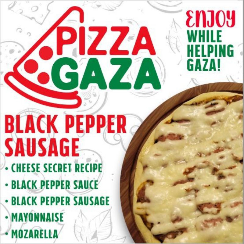 

pizza Gaza blackpepper Frozen