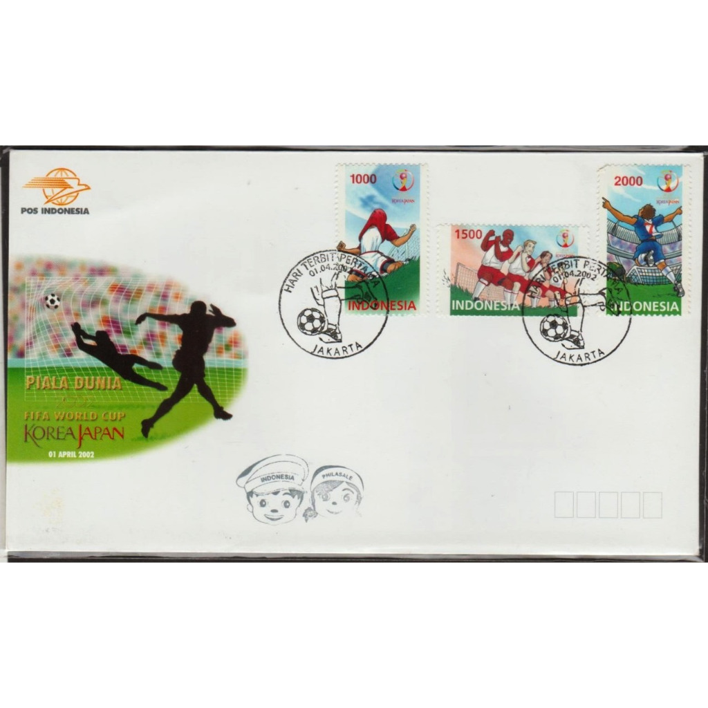 

Perangko Filateli O19 Indonesia SHP 01.04.2002 World Cup Korea Japan