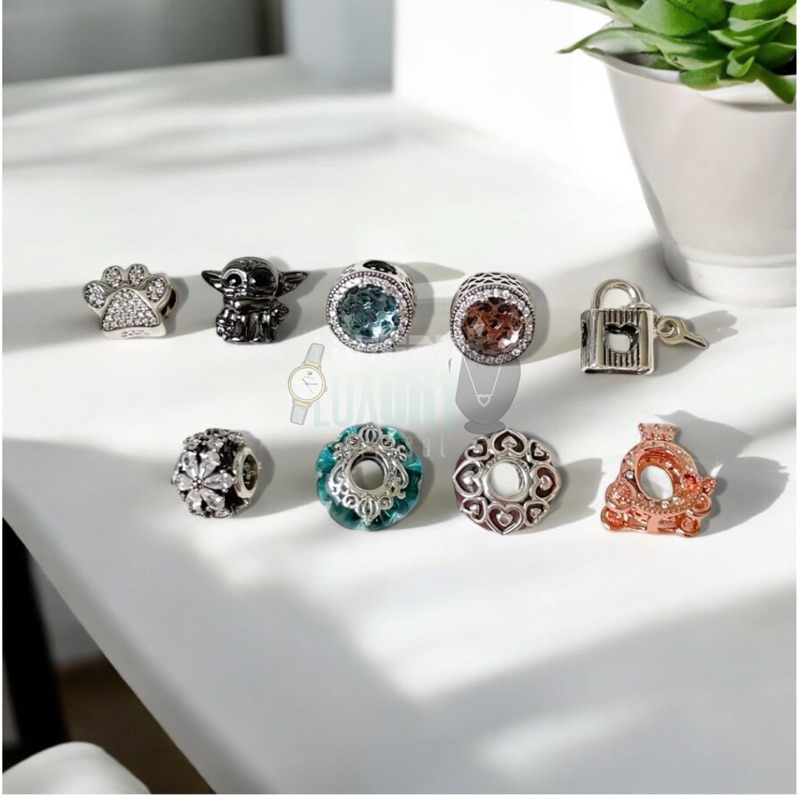 Pandora Charm 2 Firefly Glow In The Dark Butterfly Disney 100 Murano Limited Edition S925 ALE 100% S