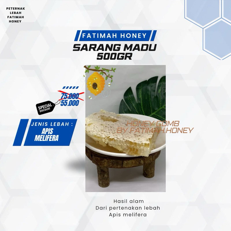 

SARANG MADU APIS MELIFERA(500gr)