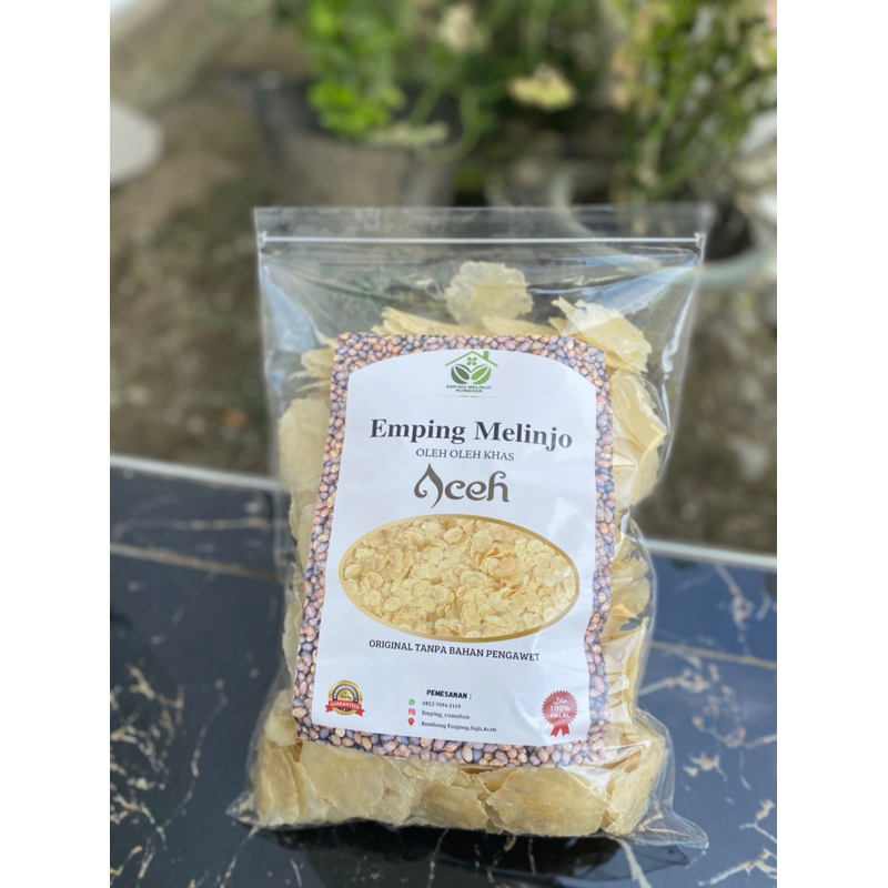 

Emping melinjo Khas Aceh pidie isi(1 KG) Kualitas Super