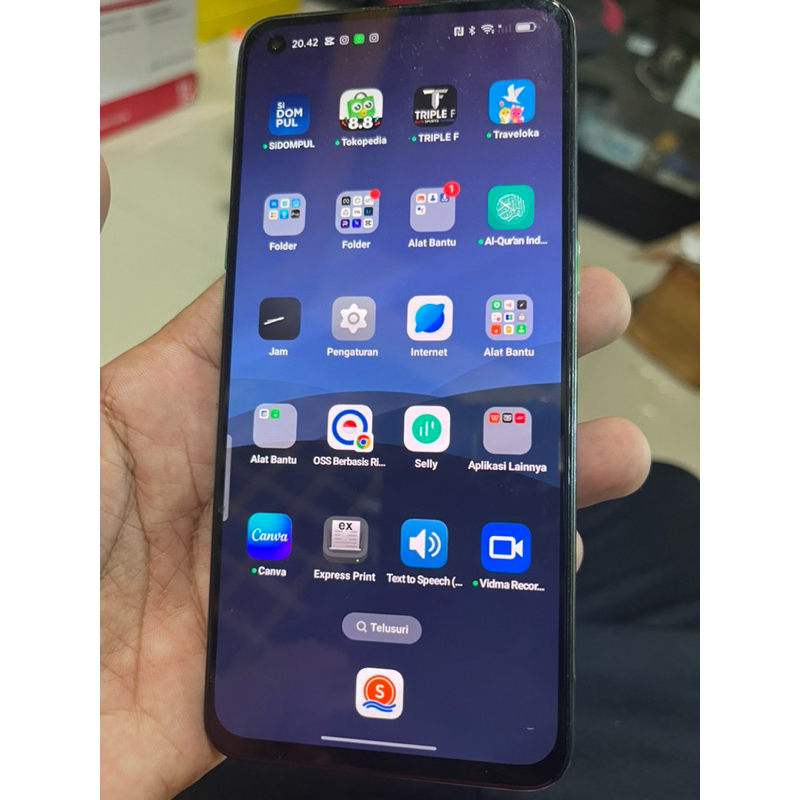 OPPO RENO 6 SECOND, MESIN ORIGINAL，SEMUA BERFUNGSI DENGAN BAIK, HANYA LCD SUDAH DIGANTI