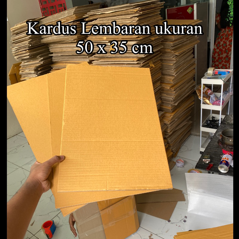 

Kardus Karton Lembaran untuk packing Ukuran 35x50 cm
