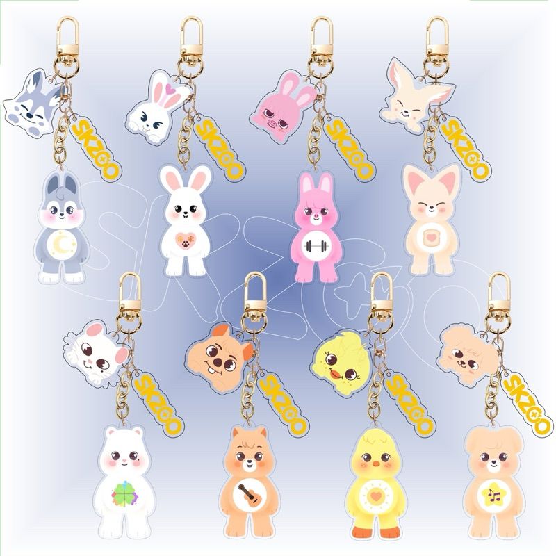 Ready SKZOO Stray Kids Ganci Gantungan SKZ Akrilik