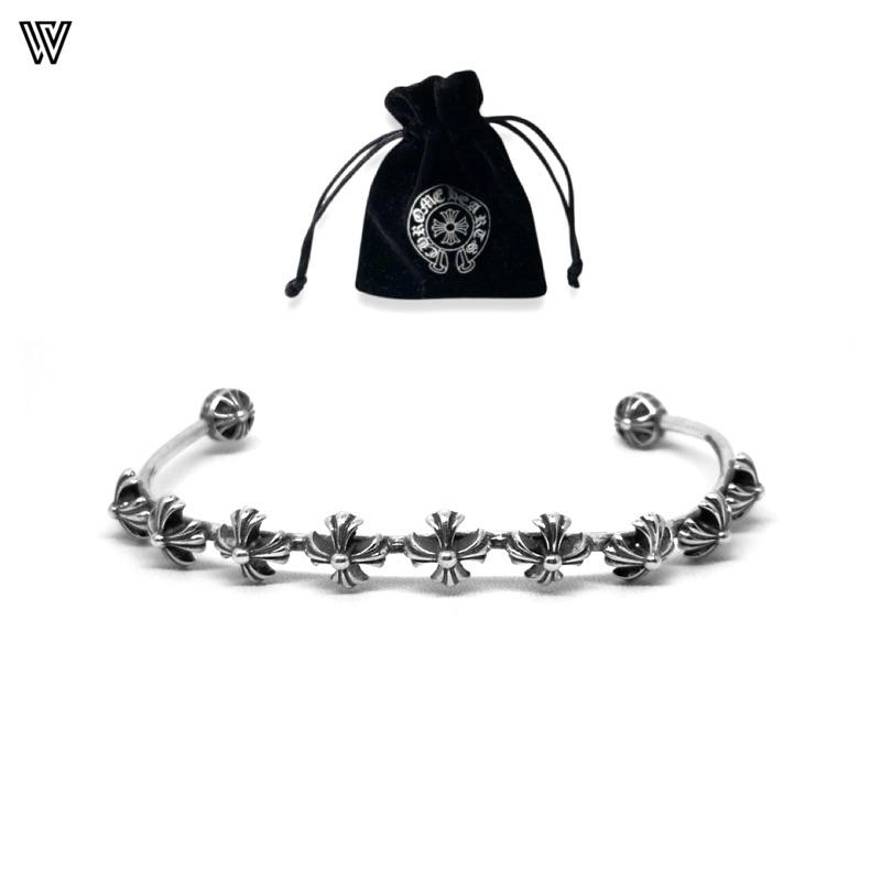 Chrome Hearts Multi Plus Bangle Cuff Bracelet