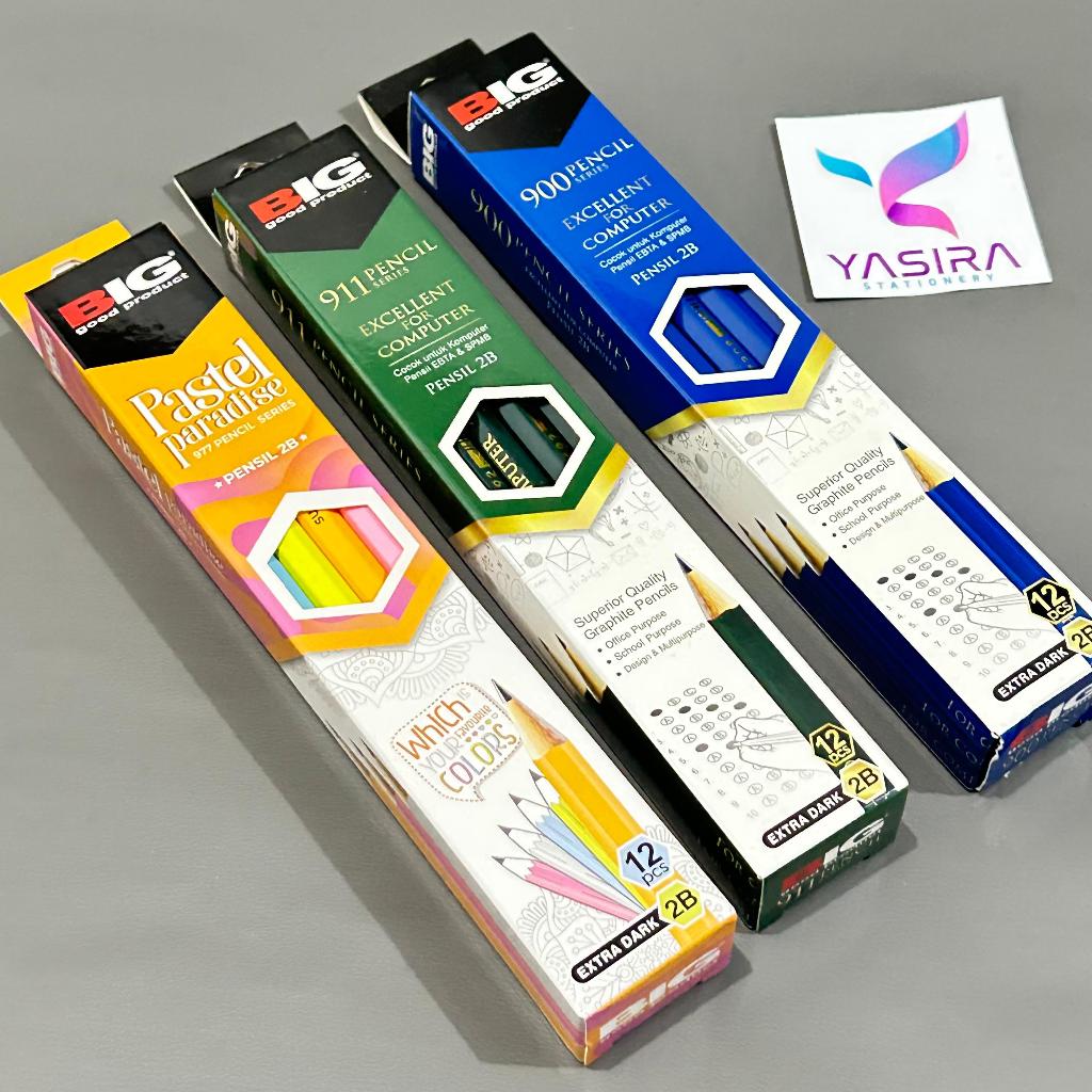 

SELUSIN 12 PCS Pensil 2B Big