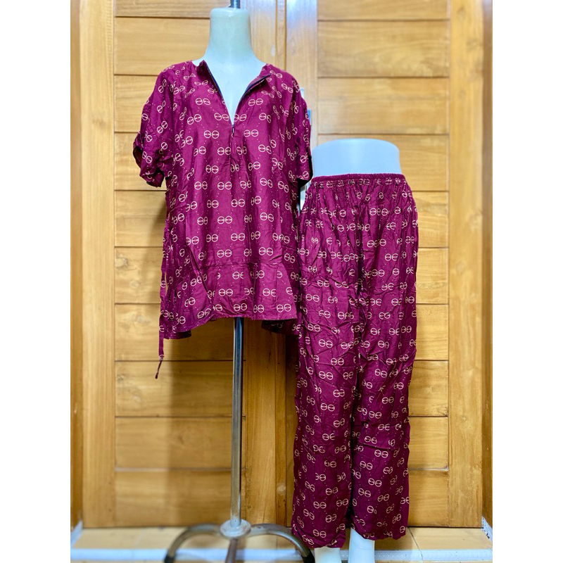 SETELAN XXXL BUSUI CELANA PANJANG SUPER JUMBO / ONE SET / PIYAMA / BAJU TIDUR / PAJAMAS / BABYDOLL