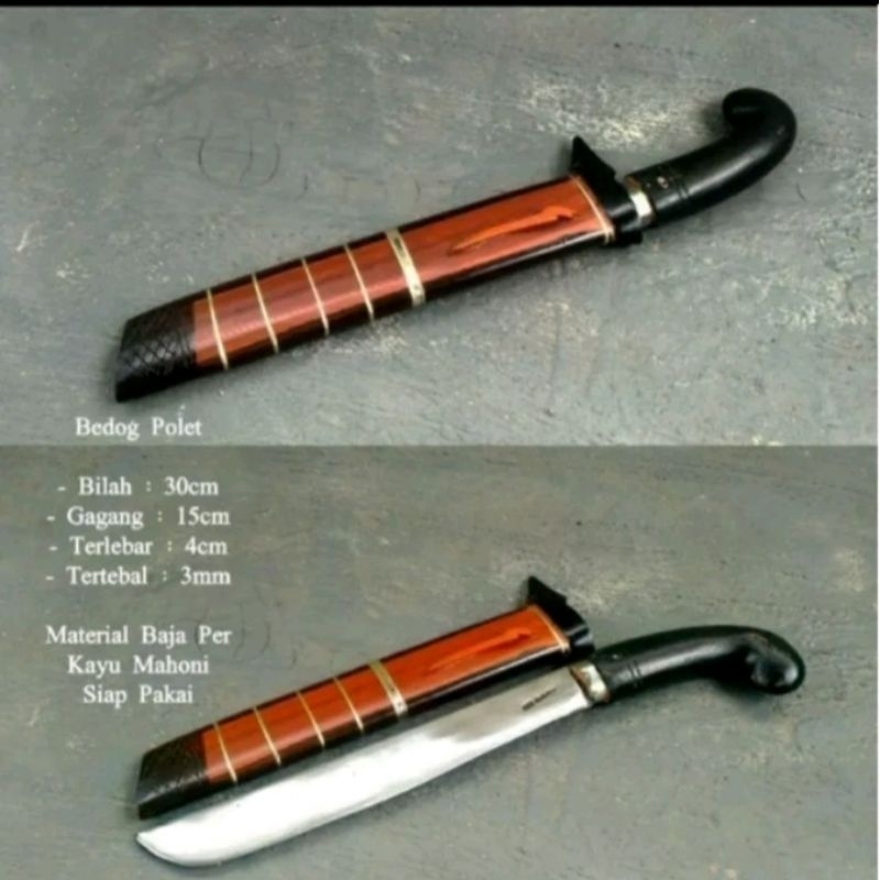 Termurah Golok asli Cibatu/ golok pemotong kayu dan bambu/golok asli baja per/full tank