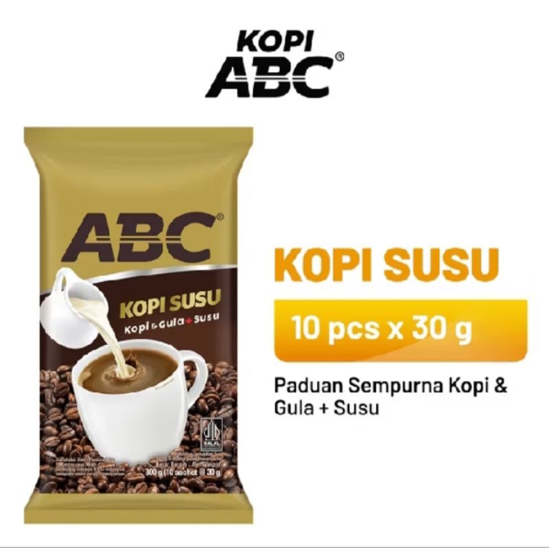 

ABC KOPI SUSU 1 PACK ISI 10PCS X 20GR