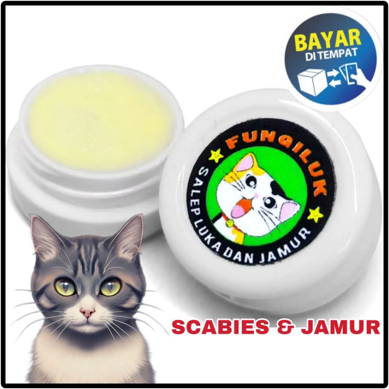 Salep Scabies Jamur Kucing dan Anjing Obat Gatal Gudik Koreng Ampuh