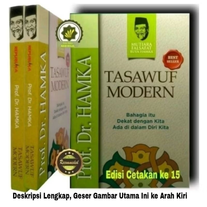 Buku TASAWUF MODERN HAMKA Tasawwuf Moderen Petunjuk Menuju Kebahagiaan dan Spiritual Religius Buku R