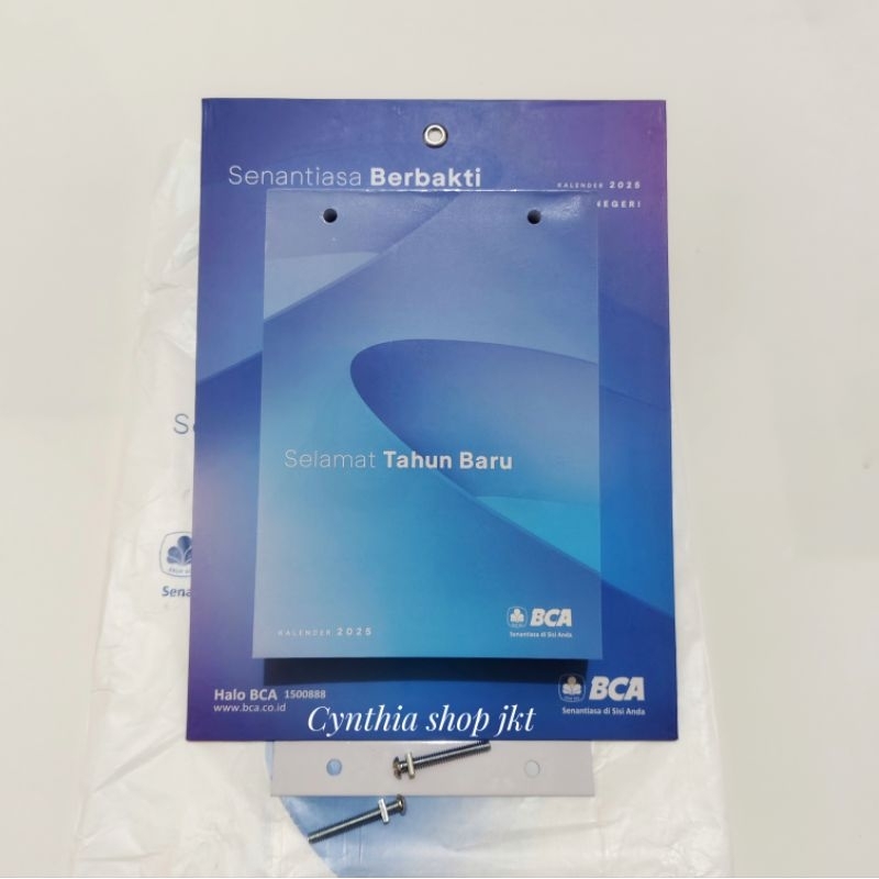 

Kalender Dinding Harian Sobek Bank BCA 2025 Exclusive