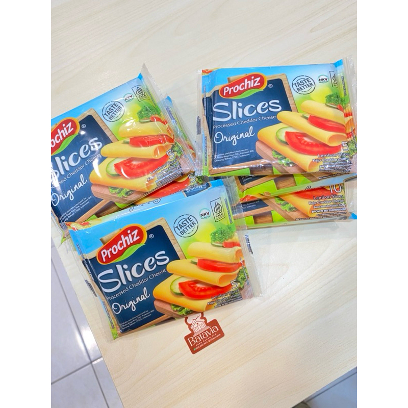 

Prochiz Slices Keju original 5 lembar 80g