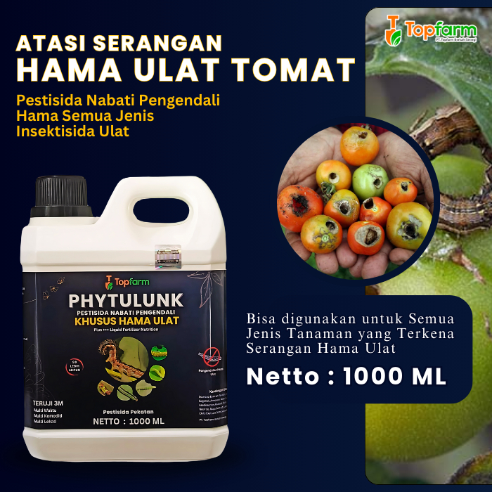 Obat Ulat Topfarm / Obat Hama Ulat Batang Pohon / Obat Hama Ulat Dalam Batang Padi / Obat Bulat Pend