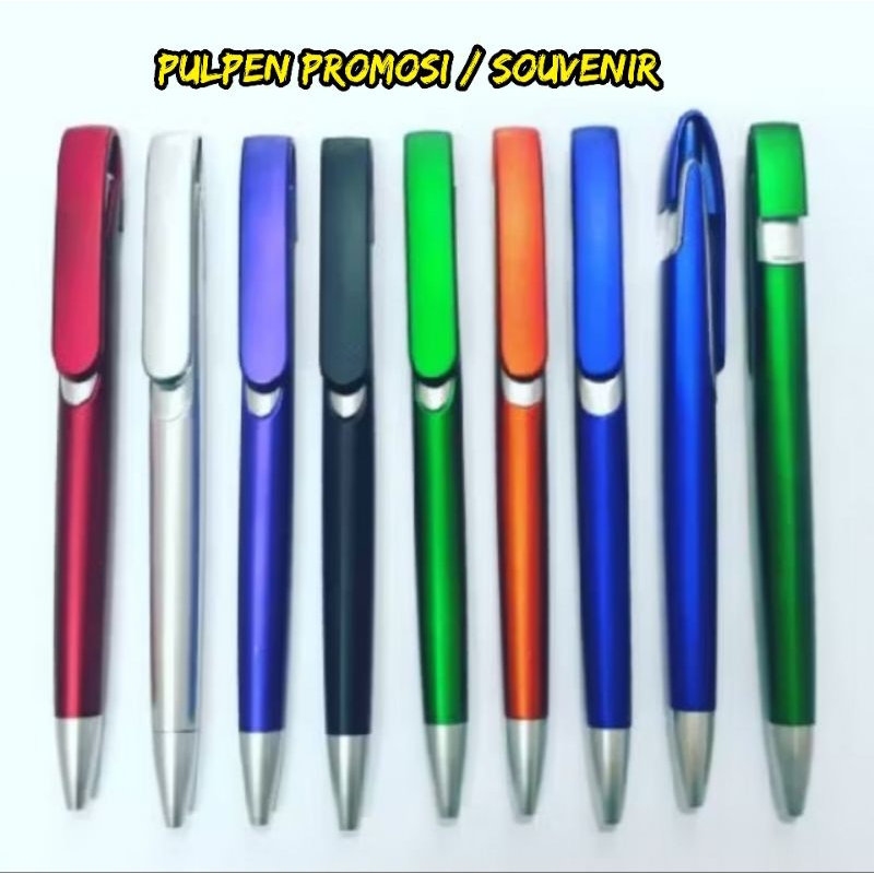 

Pulpen Promosi Souvenir / Pena / Pulpen Metalic / Souvenir / Sablon Pulpen
