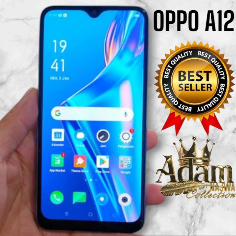 OPPO A12 RAM 3GB/32 ORIGINAL SECOND TERMURAH BERKUALITAS SIAP PAKAI