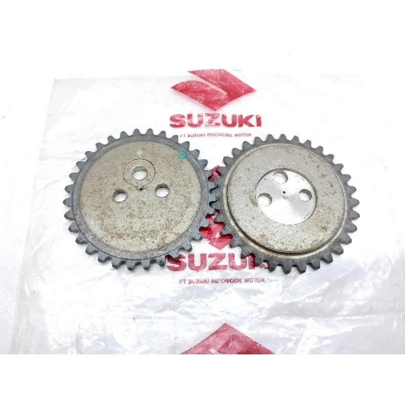 GIGI NOKEN AS GEAR TIMING KETENG KAMPRAT SENTRIK SUZUKI SMASH 110 SMASH NEW ORIGINAL ASLI SUZUKI SGP