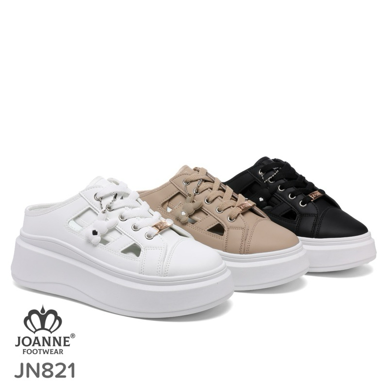 JOANNE FOOTWEAR Slop Sneakers Shoes Sepatu Wanita #JN821