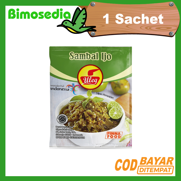 

Sambal Cabe Ijo 1 Sachet Pedas Gurih Bikin Nagih