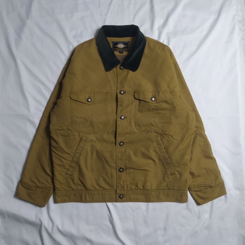 [RARE] Composition Casual Outer, Barn Jacket Duck Canvas Lined Blanket Woll, Like Patagonia Neuvo Ra