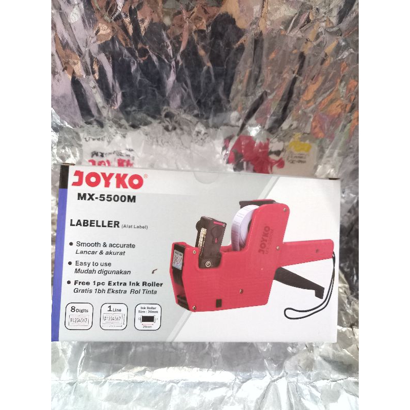 

Joyko MX-5500M Labeler (alat cetak label harga joyko)