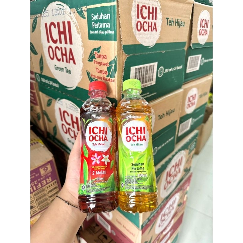 

Ichi Ocha 350ml Teh Melati Teh Hijau